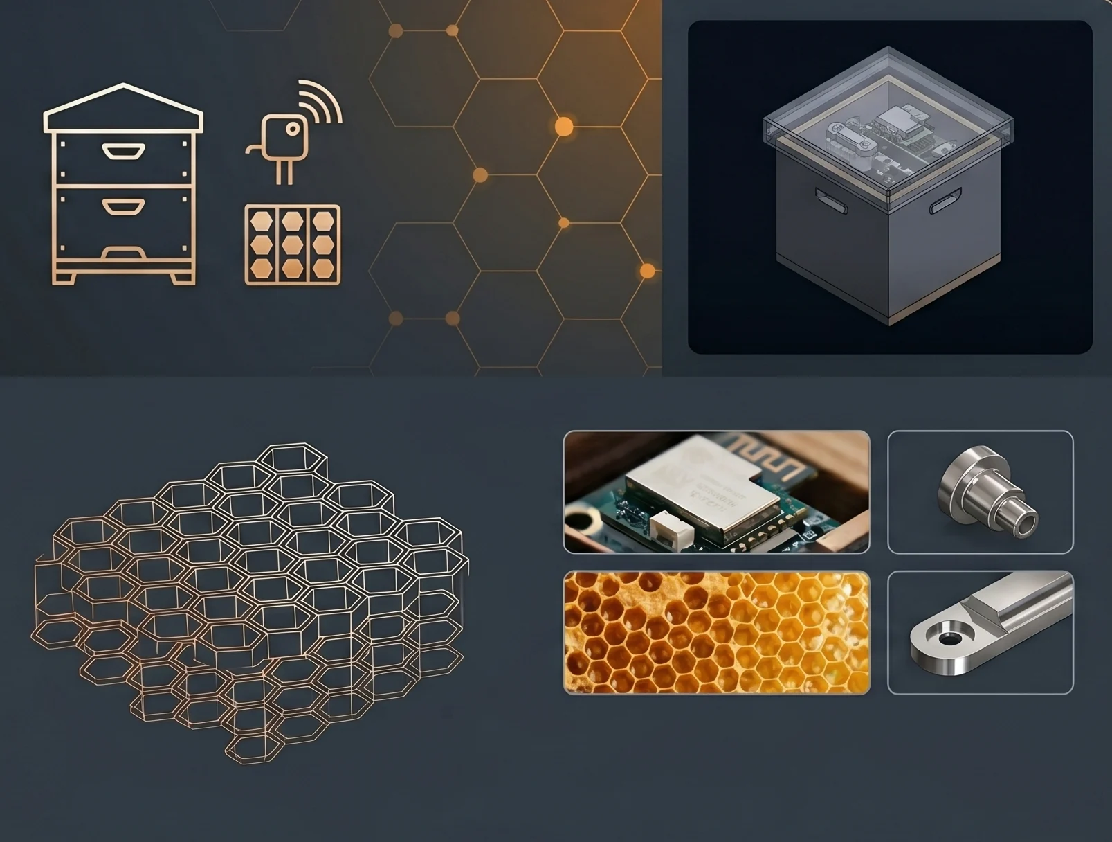 Smart Beekeeping: IoT Honeybee Hive Design